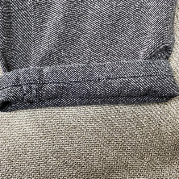 Vintage Nautica Rigger Pleated Chino Pants Men's 38 x 30 Gray MISSING BUTTON VTG - Picture 8 of 14